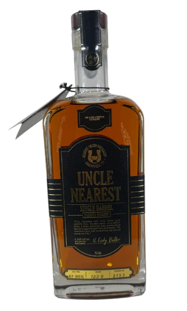 Uncle Nearest Single Barrel Blues City's Finest Tennessee Whiskey