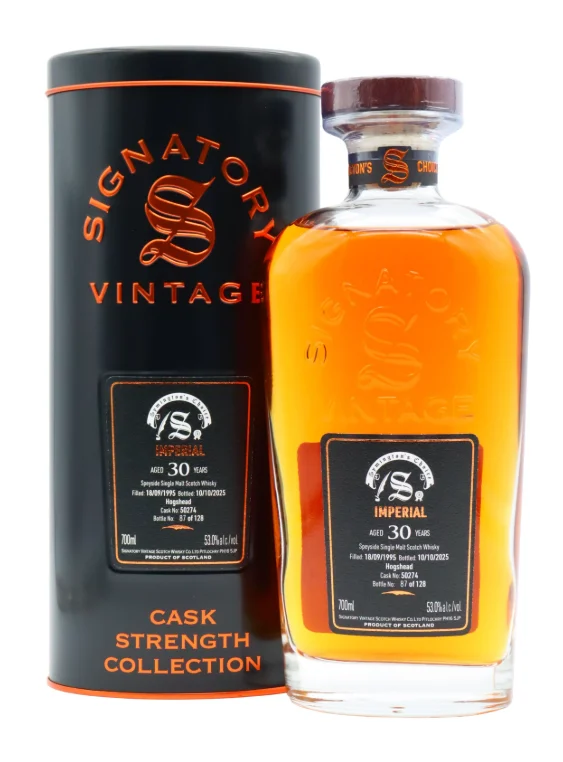 Imperial Signatory Vintage Symington's Choice Single Cask #50274 - 30 Year Old 1995 Single Malt Scotch Whisky | 700ML