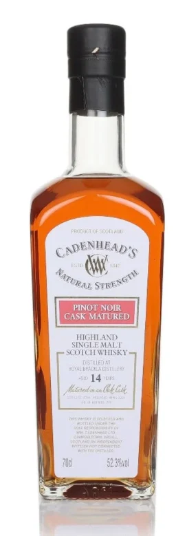 Royal Brackla 14 Year Old 2010 - Cadenhead's Natural Strength Single Malt Scotch Whisky | 700ML