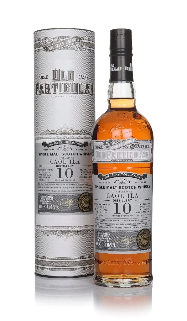 Caol Ila 10 Year Old 2015 Cask #20720 Ruby Port Finish - Old Particular (Douglas Laing) Single Malt Scotch Whisky | 700ML