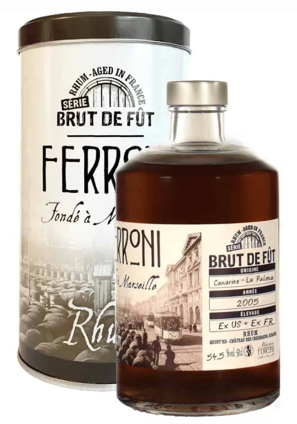 Maison Ferroni Serie Brut De Fut Canaries La Palma 2005 | 500ML - Rum