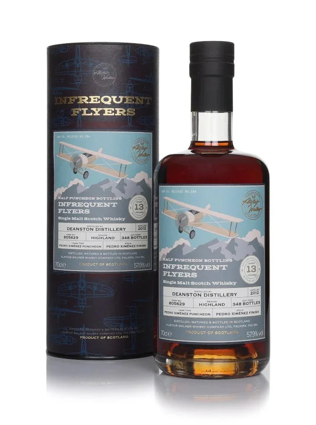 Deanston 13 Year Old 2012 Cask #805629 - Infrequent Flyers (Alistair Walker) Single Malt Scotch Whisky | 700ML
