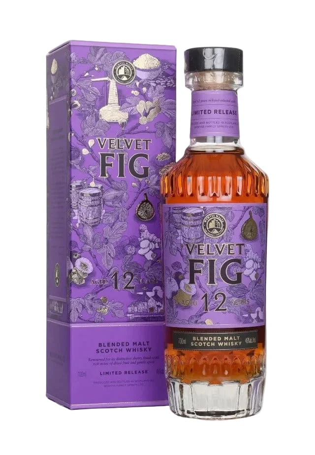 Velvet Fig 12 Year Old (Wemyss Malts) Blended Malt Scotch Whisky | 700ML - Whiskey