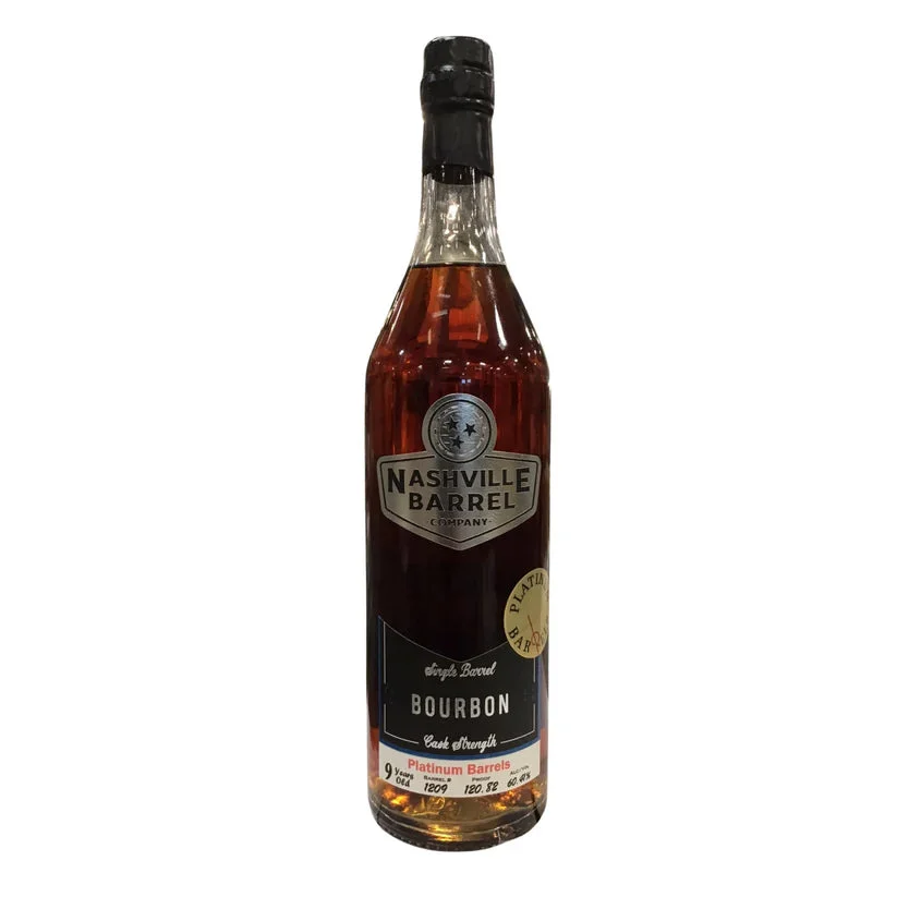 Nashville Barrel Company Private Single Barrel Select Cask Strength Tennessee 120.82 Proof 9 Year Old Straight Bourbon Whiskey