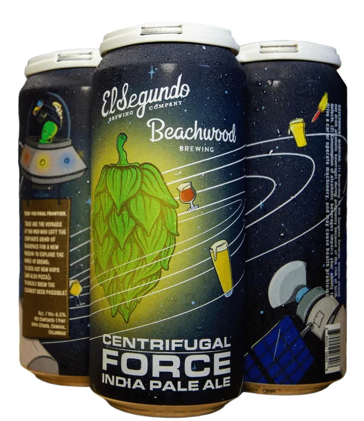 El Segundo Brewing Co. x Beachwood Brew Centrifugal Force IPA Beer | (4)*475ML - Ready To Drink