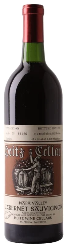 1978 | Heitz Cellar | Martha's Vineyard Cabernet Sauvignon - Wine
