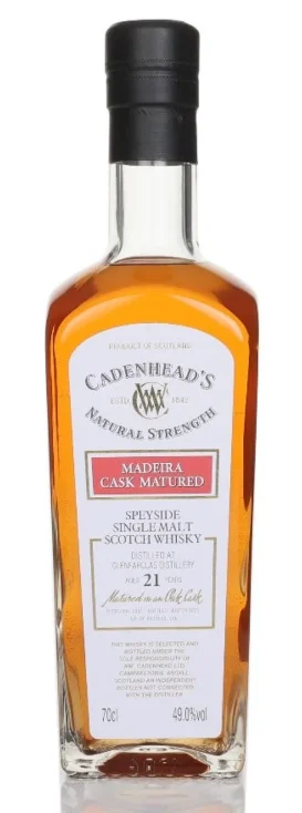 Glenfarclas 21 Year Old 2001 - Cadenhead's Natural Strength Single Malt Scotch Whisky | 700ML