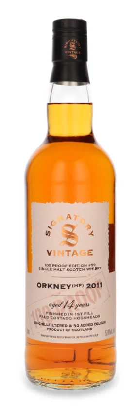Orkney 14 Year Old 100 Proof Edition #59 Signatory Vintage Single Malt Scotch Whisky | 700ML - Whiskey