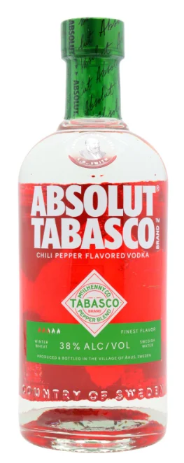 Absolut Tabasco Chili Pepper Flavoured Vodka | 700ML