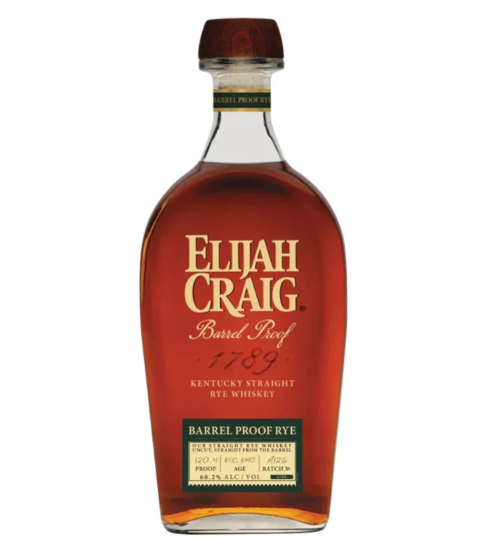 Elijah Craig Barrel Proof Batch #A126 Kentucky Straight Rye Whiskey