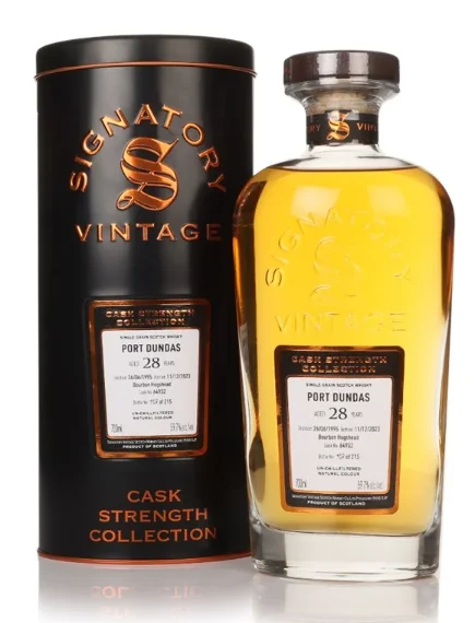 Port Dundas 28 Year Old 1995 Cask #64932 Cask Strength Collection Signatory Single Malt Scotch Whisky | 700ML - Whiskey