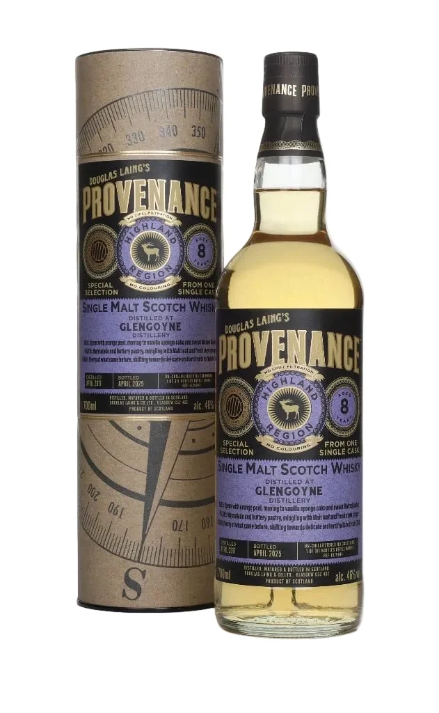 Glengoyne 8 Year Old 2017 Cask #16333 - Provenance (Douglas Laing) Single Malt Scotch Whisky | 700ML