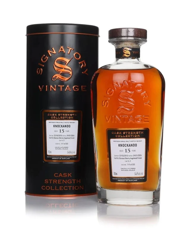 Knockando 15 Year Old 2010 Cask #2 - Cask Strength Collection (Signatory) Single Malt Scotch Whisky | 700ML
