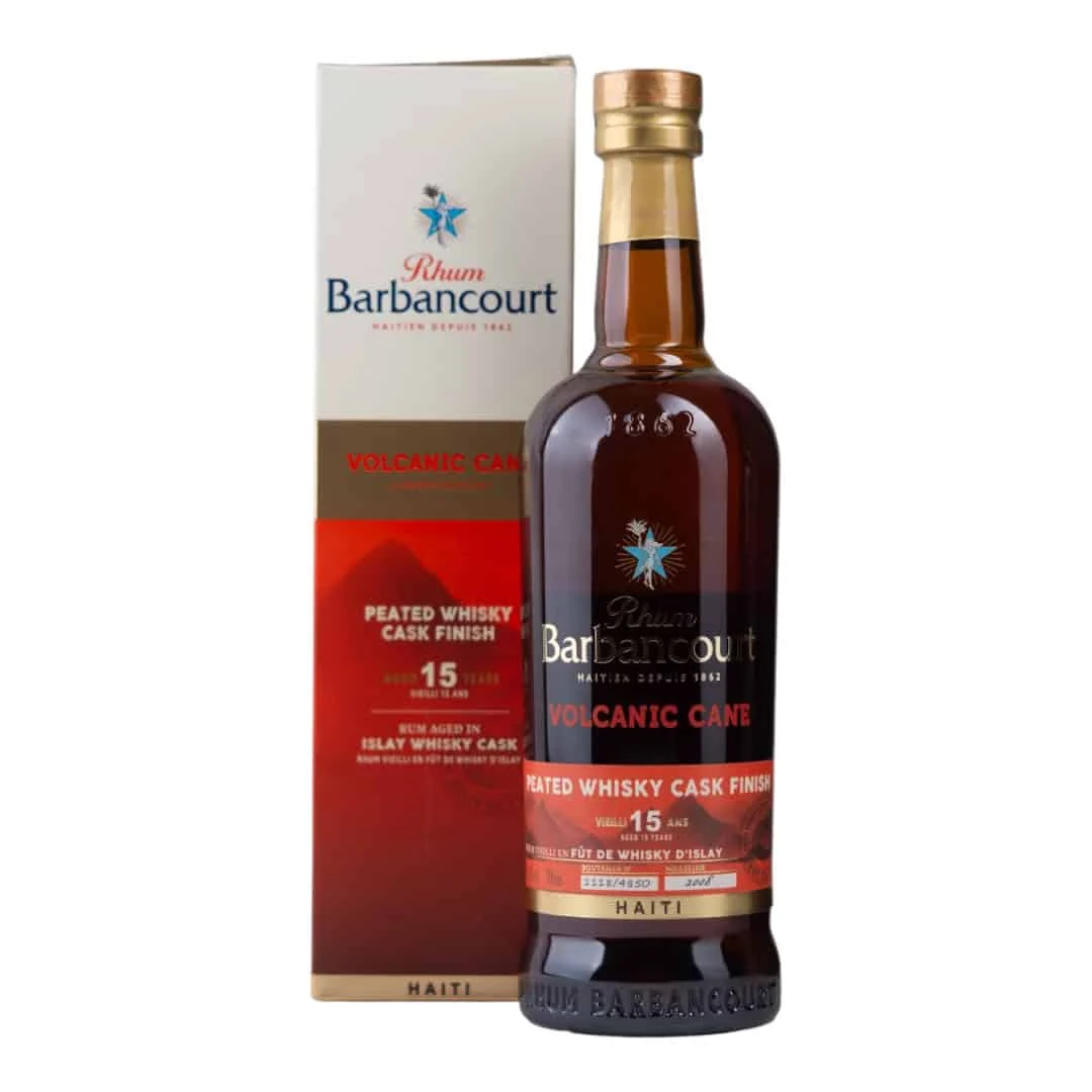 Barbancourt 15 Year Old Volcanic Cane Peated Whisky Cask Finish Rum | 700ML