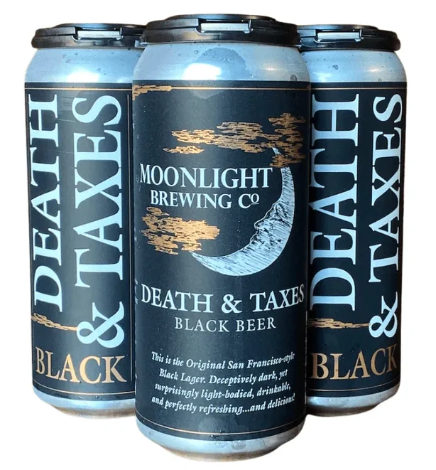 Moonlight Brewing Co. Death & Taxes Black Beer | (4)*473ML - Ready To Drink
