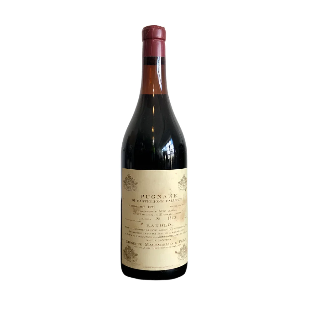 1971 | Giuseppe Mascarello e Figlio | Pugnane - Wine