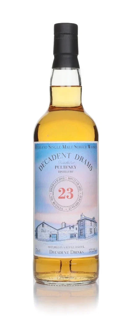 Pulteney 23 Year Old 2002 - Decadent Drams (Decadent Drinks) Single Malt Scotch Whisky | 700ML