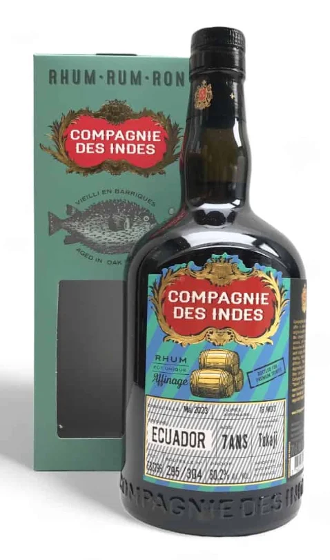 Compagnie Des Indes Ecuador 7 Year Old Tokaji Finish Bottled For Premium Spirits Belgium | 700ML - Rum
