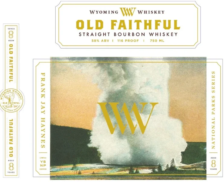 Wyoming Whiskey Old Faithful 8 Year Old Bourbon Whiskey