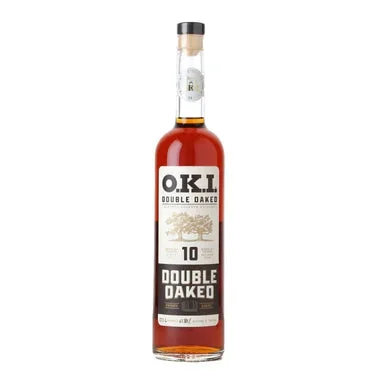 O.K.I. 10 Year Old Double Oaked Single Barrel Kentucky Straight Bourbon Whiskey