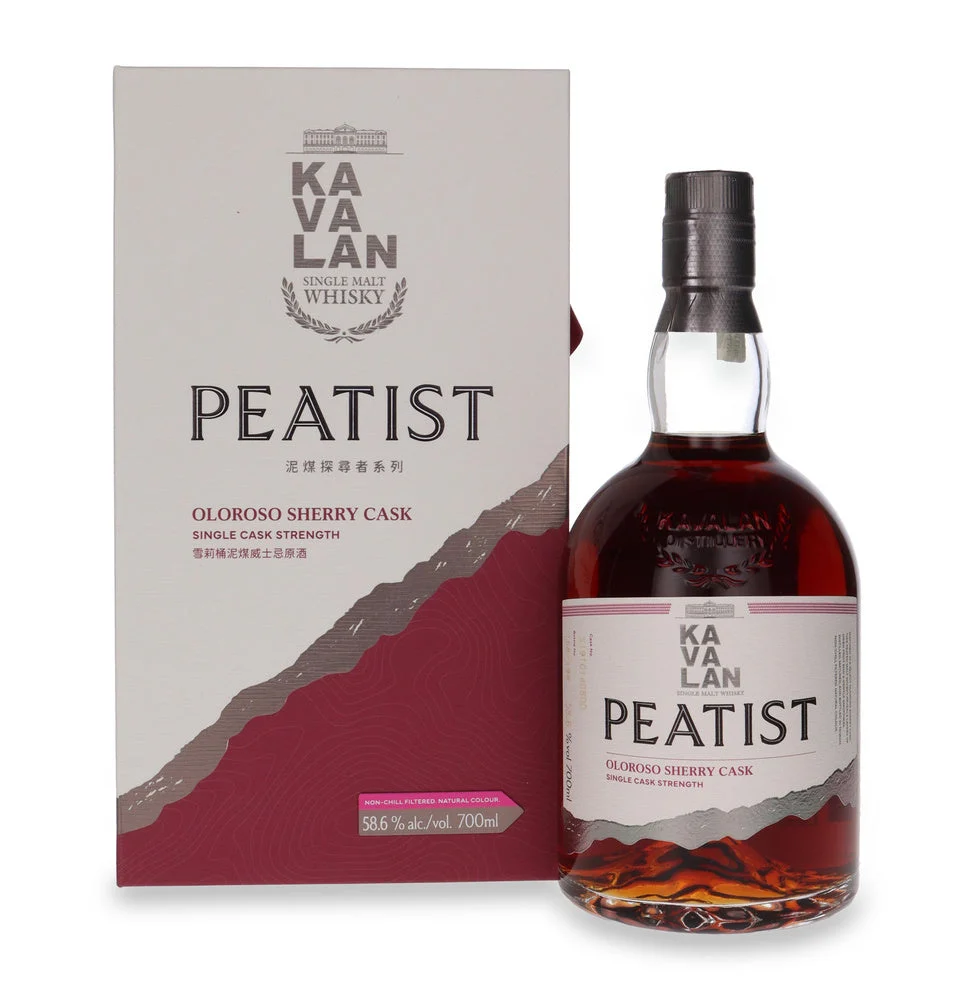 Kavalan Peatist Oloroso Sherry Cask Single Malt Whisky | 700ML - Whiskey
