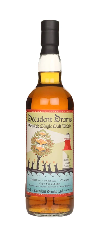 Smögen 10 Year Old 2014 - Decadent Drams (Decadent Drinks) Swedish Single Malt Whisky | 700ML