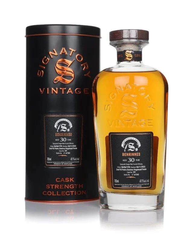 Benrinnes 30 Year Old 1995 Cask #101 - Cask Strength Collection (Signatory) Single Malt Scotch Whisky | 700ML