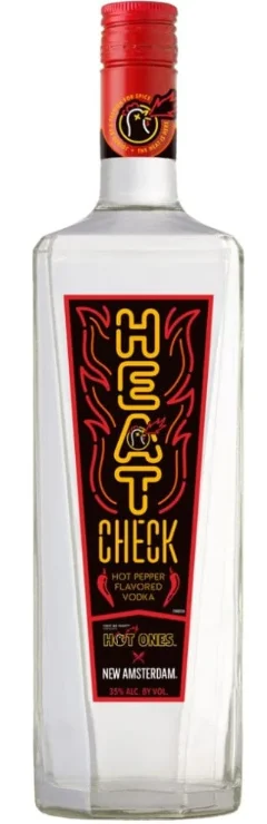 New Amsterdam X Hot Ones Heat Check Hot Pepper Vodka