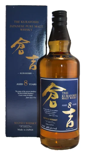 The Kurayoshi Japan 8 Year Old Pure Malt Whiskey