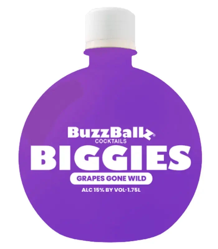 Buzzballz Biggies Grapes Gone Wild Pre-Mixed Cocktails | 1.75L
