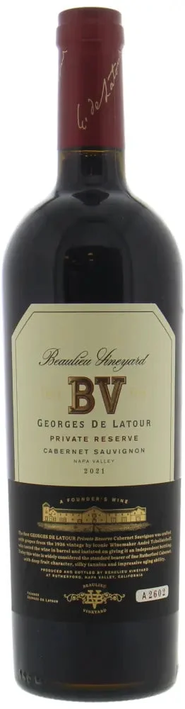 2021 | Beaulieu Vineyard | BV Georges de Latour Private Reserve Cabernet Sauvignon - Wine