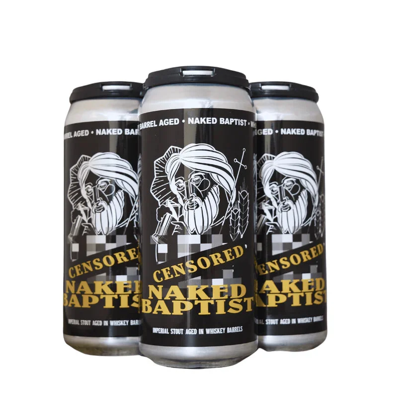 Epic Brewing Naked Baptist 'Censored' Imperial Stout Beer | (4)*473ML