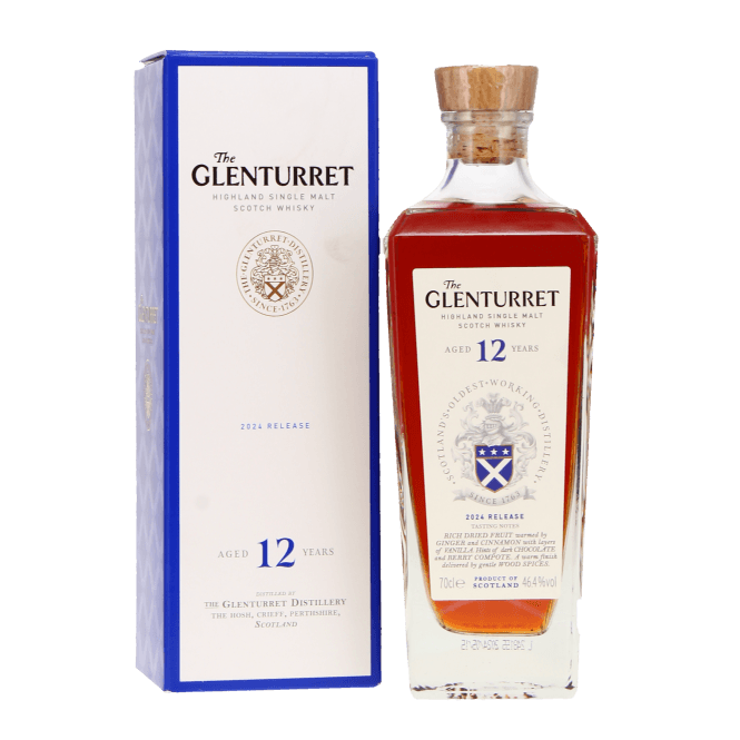Glenturret 12 Year Old 2024 Release Highland Single Malt Scotch Whisky | 700ML - Whiskey