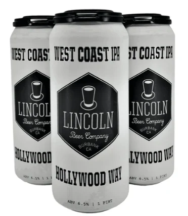 Lincoln Beer Co. Hollywood Way West Coast IPA Beer | (4)*473ML - Ready To Drink