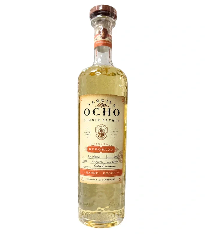 Tequila Ocho Barrel Proof La Mesa 2025 Reposado Tequila