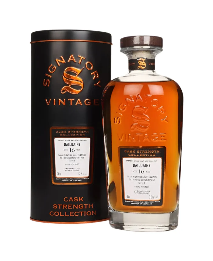 Dailuaine 16 Year Old 2008 Cask #6 - Cask Strength Collection (Signatory) Single Malt Scotch Whisky | 700ML