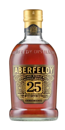 Aberfeldy Sherry Cask Finish Limited Release 25 Year Old Single Malt Scotch Whisky | 700ML - Whiskey