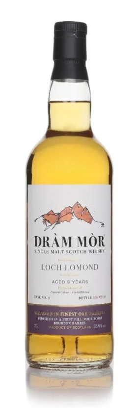 Loch Lomond 9 Year Old 2016 Cask #3 Dram Mor Single Malt Scotch Whisky | 700ML - Whiskey