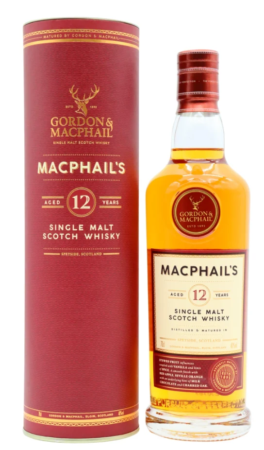 Macphail's Speyside 12 Year Old Single Malt Scotch Whisky | 700ML - Whiskey