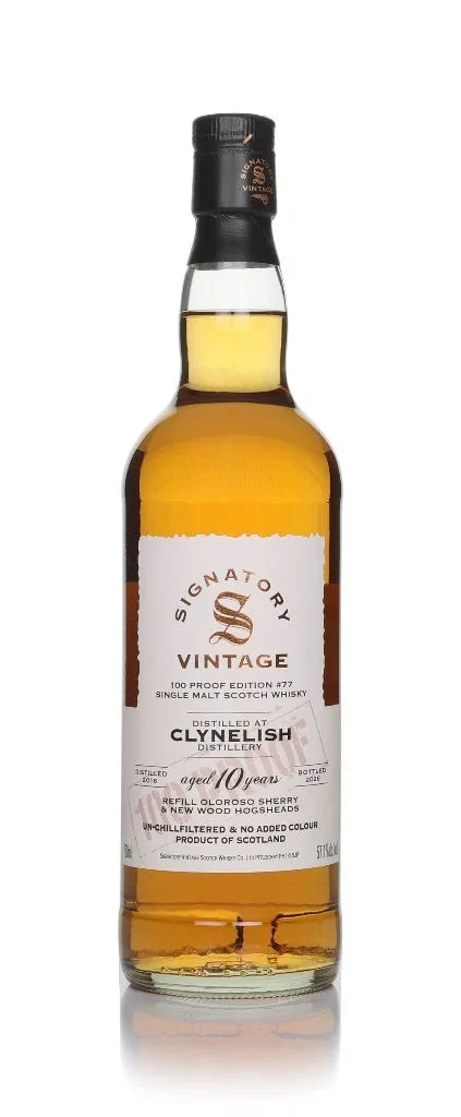 Clynelish 10 Year Old 2016 - 100 Proof Edition #77 (Signatory) Single Malt Scotch Whisky | 700ML