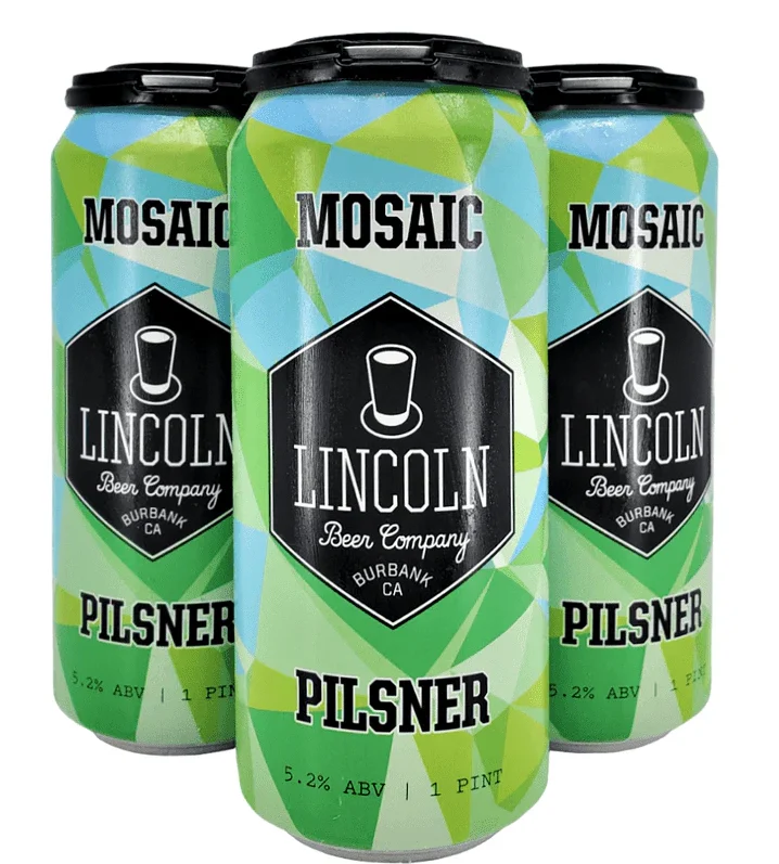 Lincoln Beer Co. Mosaic Pilsner Beer | (4)*473ML - Ready To Drink