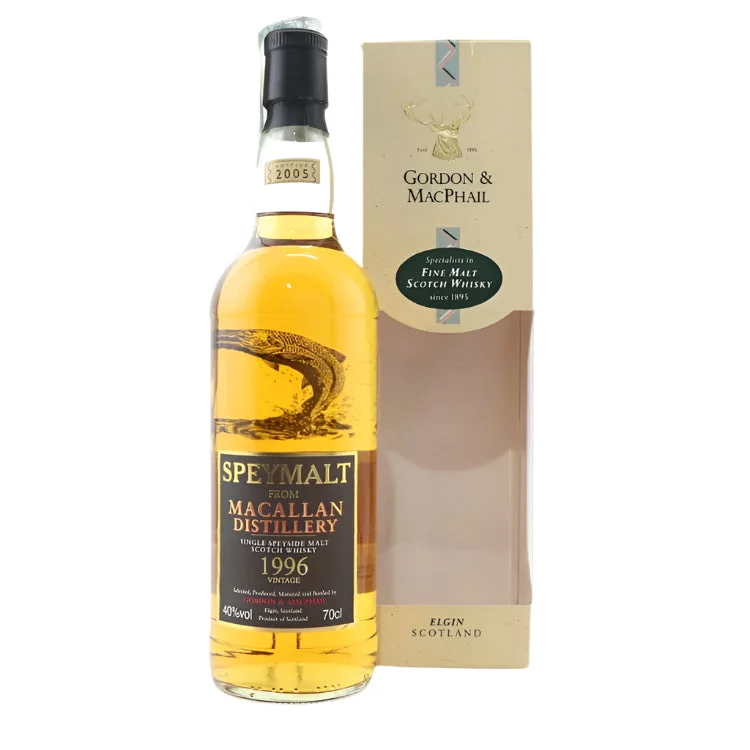 1996 Gordon & MacPhail Speymalt Macallan Single Malt Scotch Whisky | 700ML - Whiskey