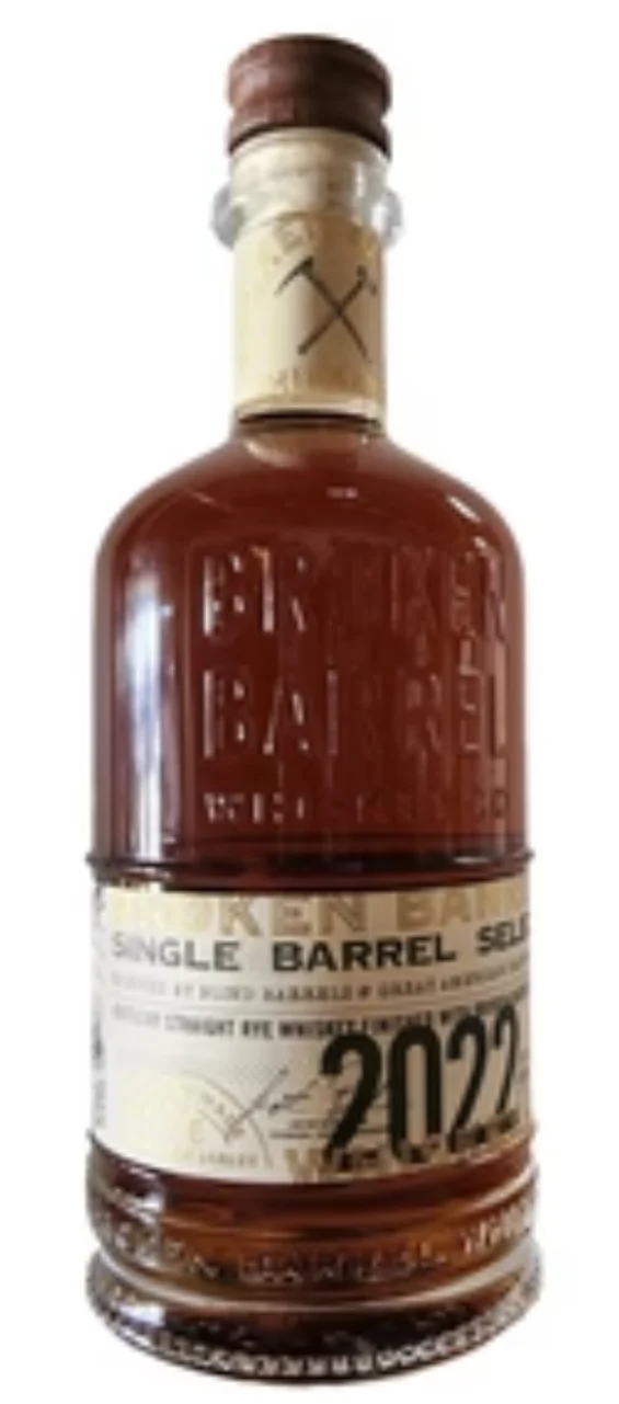 Broken Barrel Single Barrel Select Rye 2022 - Whiskey