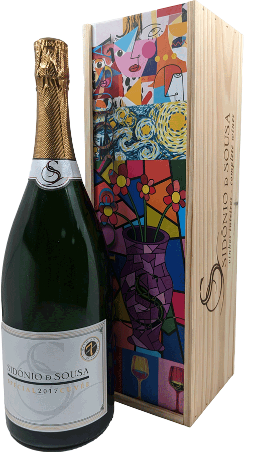 Espumante Sidónio De Sousa Special Cuvee Bruto Magnum Caixa 2017 - WineVins