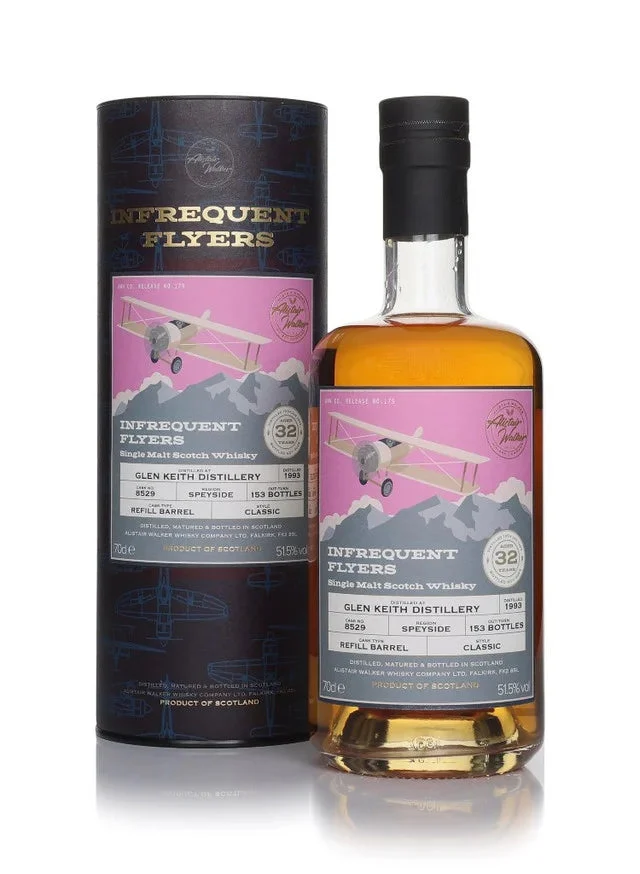 Glen Keith 32 Year Old 1993 Cask #8529 - Infrequent Flyers (Alistair Walker) Single Malt Scotch Whisky | 700ML