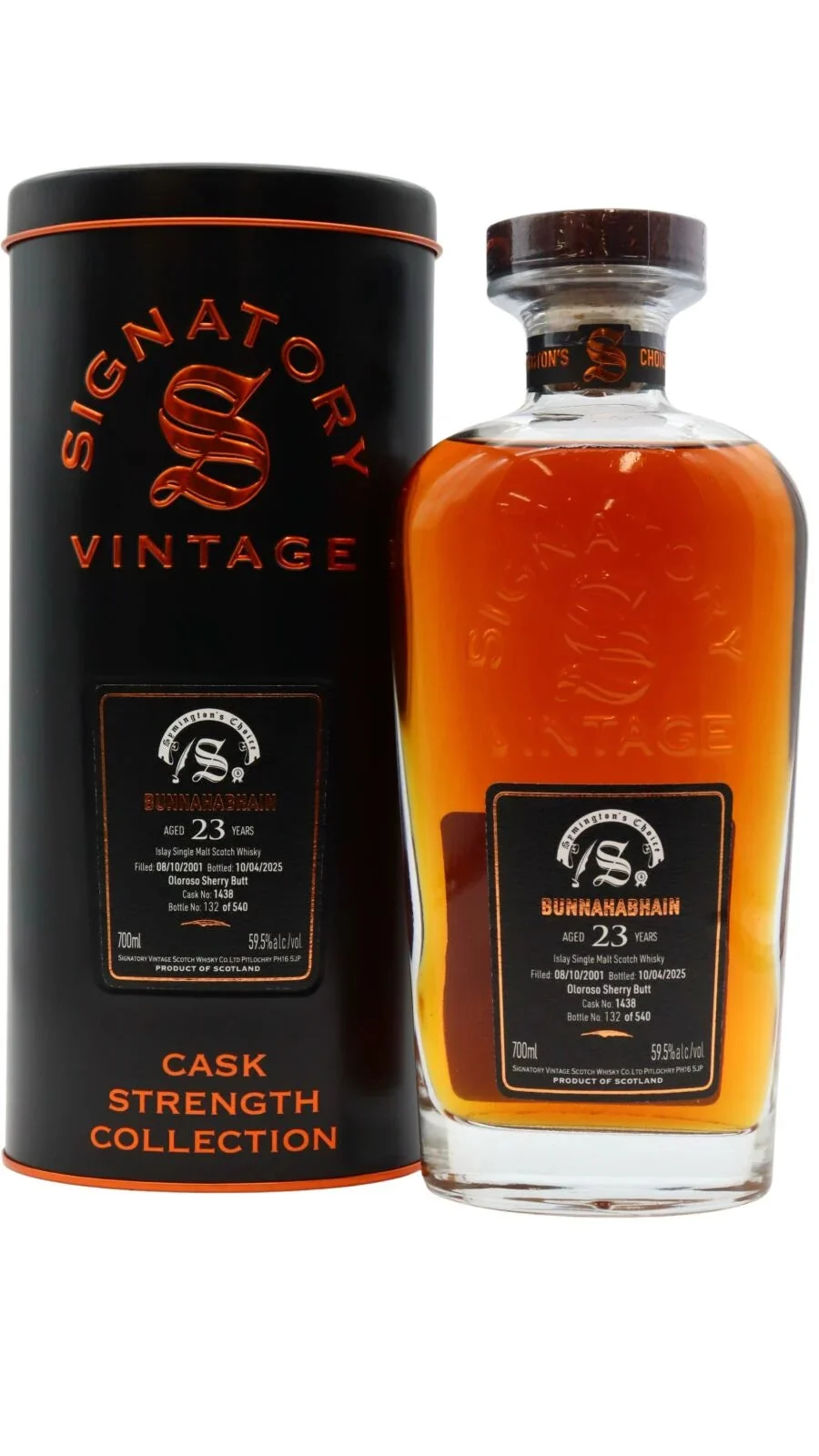 Bunnahabhain Signatory Vintage Symington’s Choice #1436 Whisky 23 Year Old Single Malt Scotch Whisky | 700ML - Whiskey