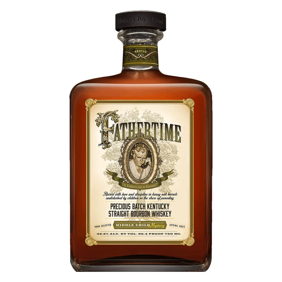 Fathertime Middle Child Mystery Kentucky Straight Bourbon Whiskey By Jim Gaffigan