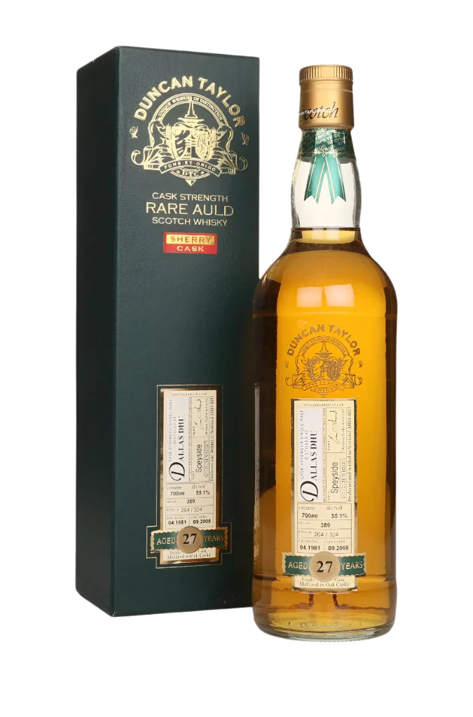 Dallas Dhu 27 Year Old 1981 - Rare Auld (Duncan Taylor) Single Malt Scotch Whisky | 700ML