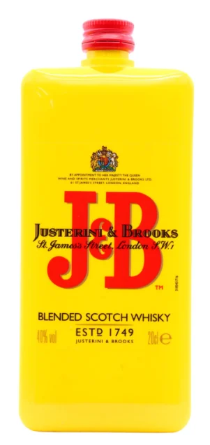J&B Rare Blended Scotch Whisky Pocket Bottle | 200ML - Whiskey
