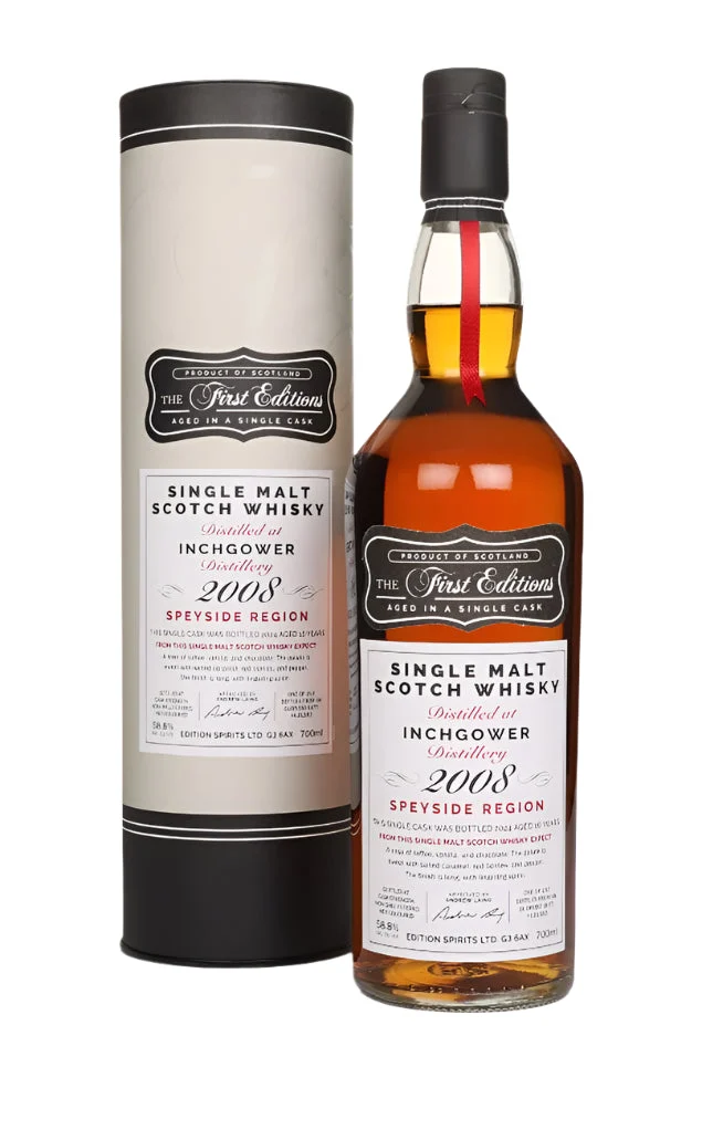 Inchgower 16 Year Old 2008 Cask #21382 - The First Editions (Hunter Laing) Single Malt Scotch Whisky | 700ML